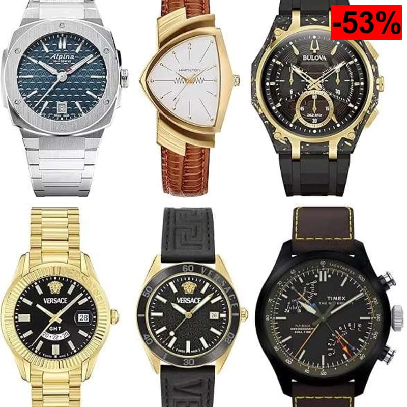 Mazo de relojes de lujo en oferta. Descuentos de hasta el 59%. - oferta Amazon