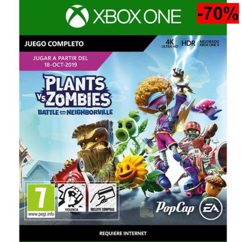 Plants vs. Zombies: Battle for Neighborville: Standard Edition Standard | Xbox One - Código de descarga - oferta Amazon