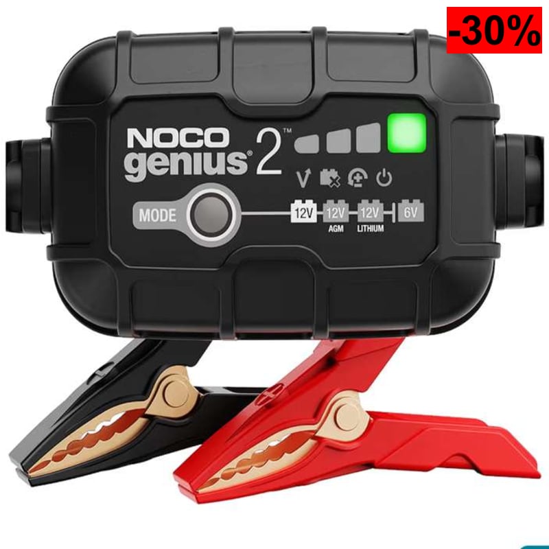 Cargador Inteligente de baterías 2A 6V/12V – Mantenedor automático y desulfatador – Protección contra sobrecarga y compensación térmica - oferta Amazon