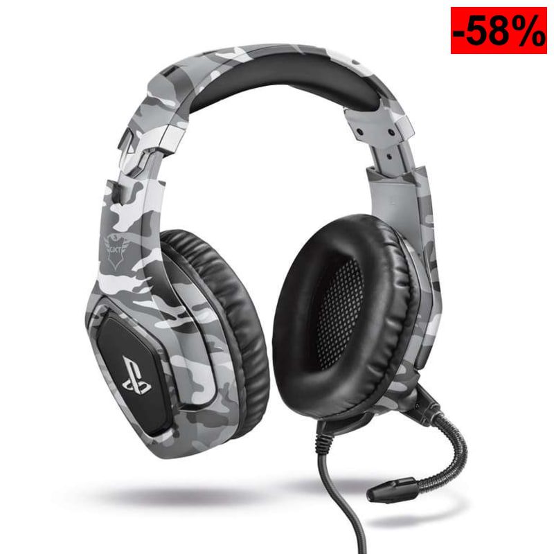 GXTrust 488 Forze-G Cascos PS4 y PS5 Auriculares de Gaming, Licencia Oficial para PlayStation - oferta Amazon