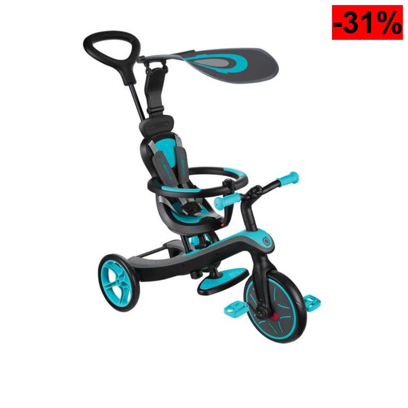 Globber - Explorer Trike 4 in 1 - Triciclo y Bicicleta de Equilibrio - oferta Amazon