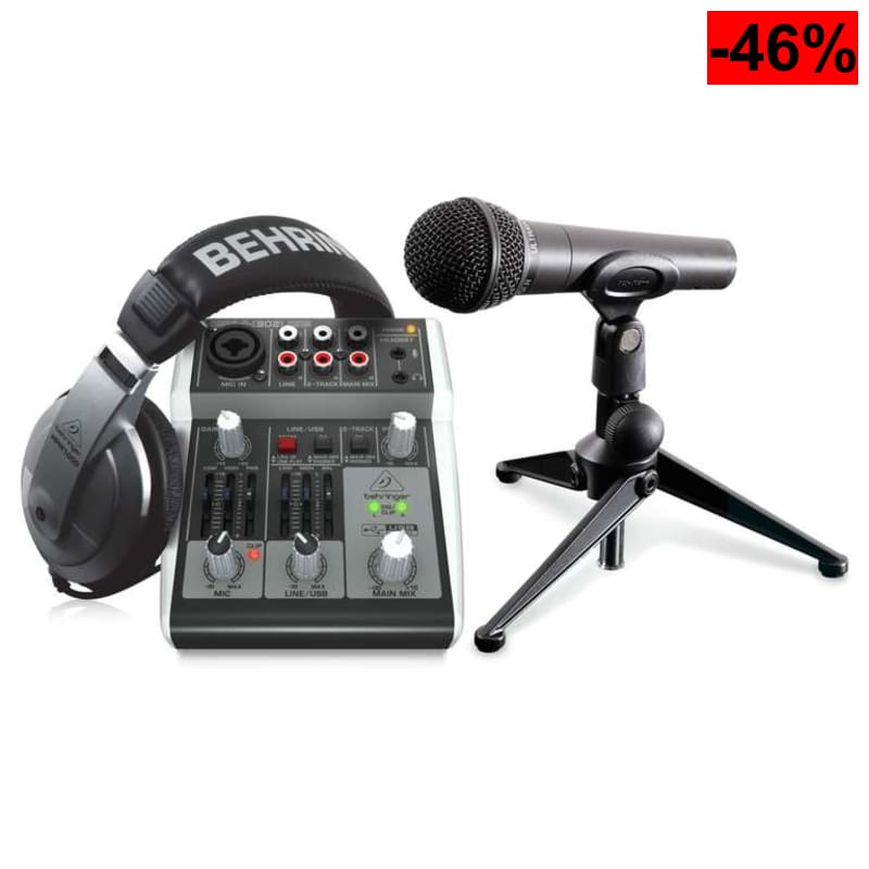Behringer PODCASTUDIO 2 USB - oferta Amazon