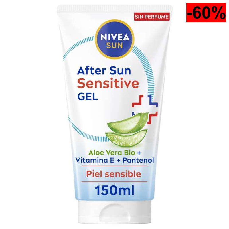 2 x NIVEA SUN After Sun Sensitive Gel-Crema (2 x 150 ml) - oferta Amazon