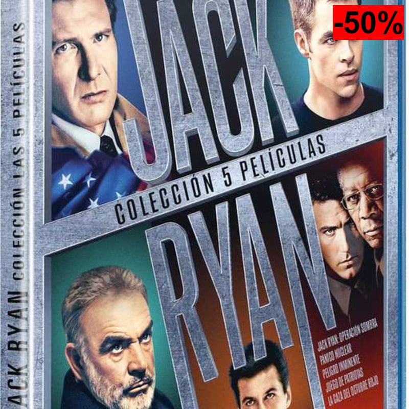 Jack Ryan (Blu-ray) Pack 5 peliculas - oferta Amazon