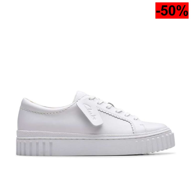Clarks Mayhill Walk Zapatillas Mujer (blancas o negras). - oferta Amazon