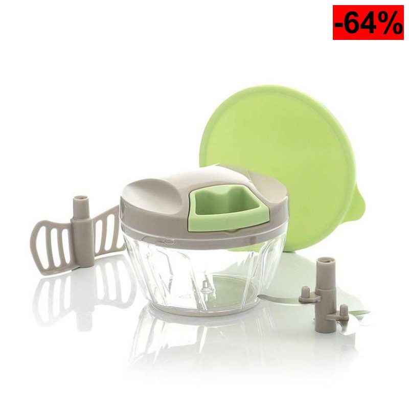 InnovaGoods Picadora Manual de Verduras y Frutas con Cuerda, trituradora de alimentos de 400 ml, - oferta Amazon