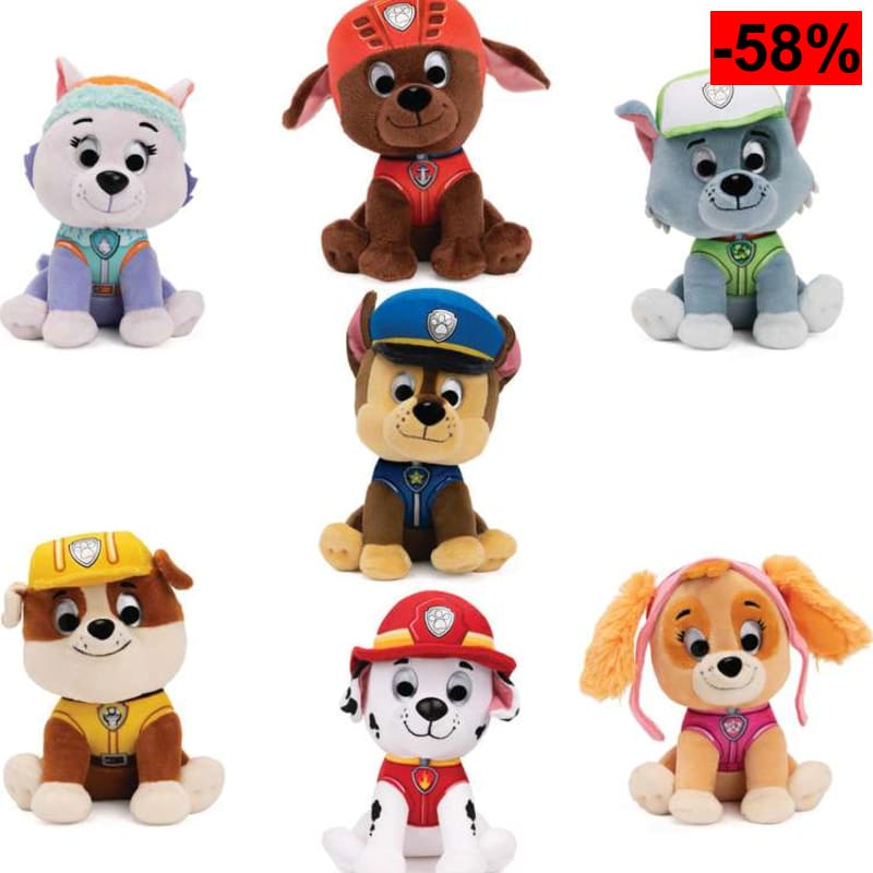 GUND -Patrulla Canina, peluche sorpresa de un cachorro de 15 cm, a partir de 1 año (Modelo aleatorio, 7 en total) - oferta Amazon
