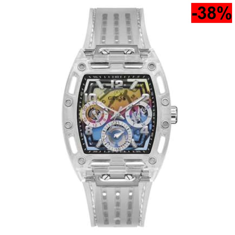 Guess US Men's Rainbow Ombre Multifunction Watch - oferta Amazon