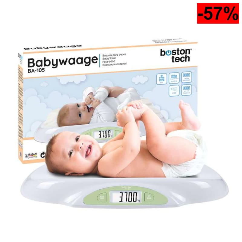 Báscula para Bebés y Mascotas digital con pantalla LCD Retro iluminada - oferta Amazon