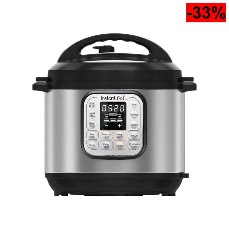Olla Inteligente 7 en 1 Instant Pot Duo 3L (Acero Inoxidable, Olla a Presión, Cocción Lenta, Yogurtera) - oferta Amazon