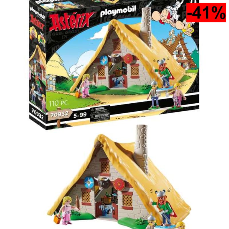 PLAYMOBIL 70932 Asterix Cabaña de Abraracúrcix - oferta Amazon
