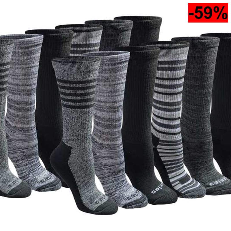 Dickies Calcetines Dritech Advanced Que Absorben La Humedad (6/12 Paquetes) Calcetín casual Mujer (Pack de 12) - oferta Amazon