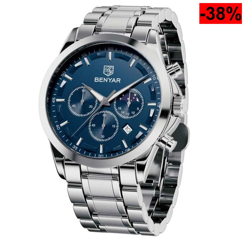 BENYAR by Relojes Hombre Analógico Cuarzo - oferta Amazon