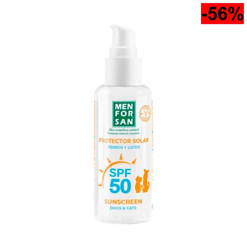 MENFORSAN Protector Solar Factor 50 para Perros y Gatos - oferta Amazon