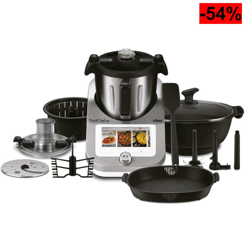Ufesa TotalChef RK7 Robot de Cocina Inteligente Multifunción - oferta Amazon