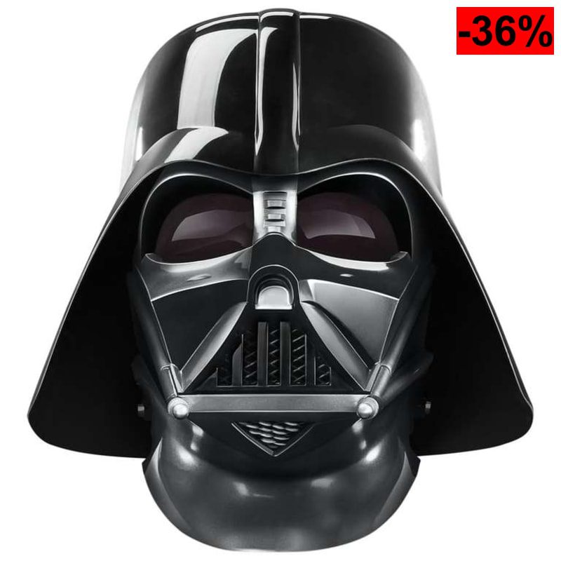 Star Wars The Black Series - Casco Electrónico Premium de Darth Vader, Réplica a Escala Real - oferta Amazon
