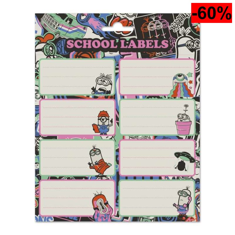 Grupo Erik - Etiquetas Adhesivas Minions | Pegatinas para Libros - oferta Amazon