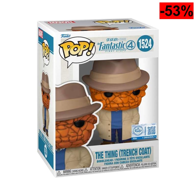 Funko Pop! Marvel: Los 4 Fantásticos 2025 - The Thing - oferta Amazon