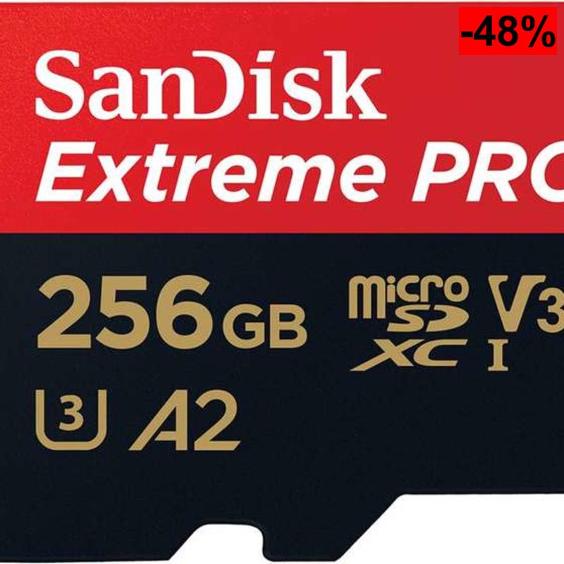 Reacondicionado SanDisk Extreme PRO Tarjeta Micro SDXC 256 GB + adaptador SD - oferta Amazon