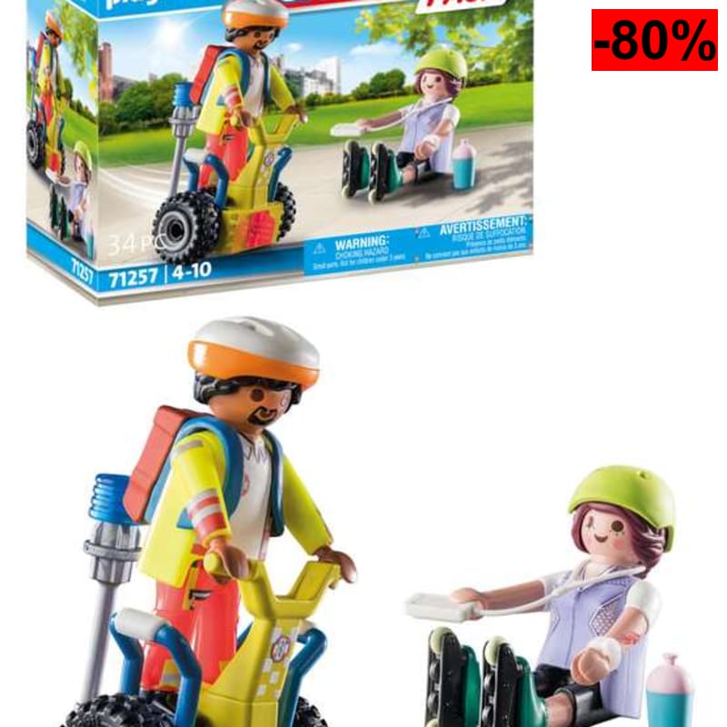 PLAYMOBIL Starter Pack Rescate con Balance Racer - oferta Amazon