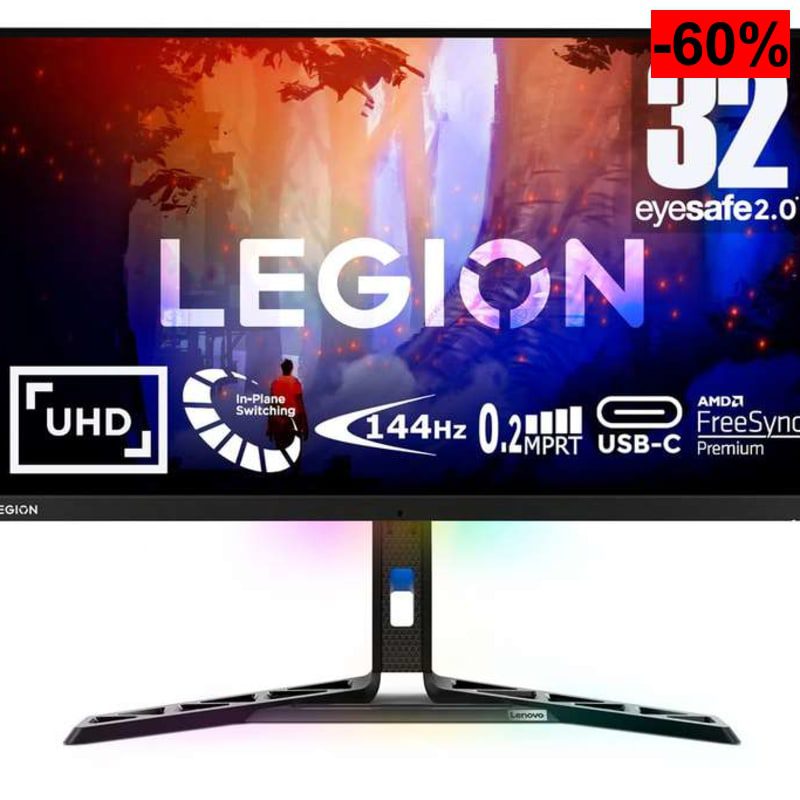 Lenovo Legion Y32p-30 - Monitor Gaming 31.5" 4K UHD con EyeSafe - oferta Amazon