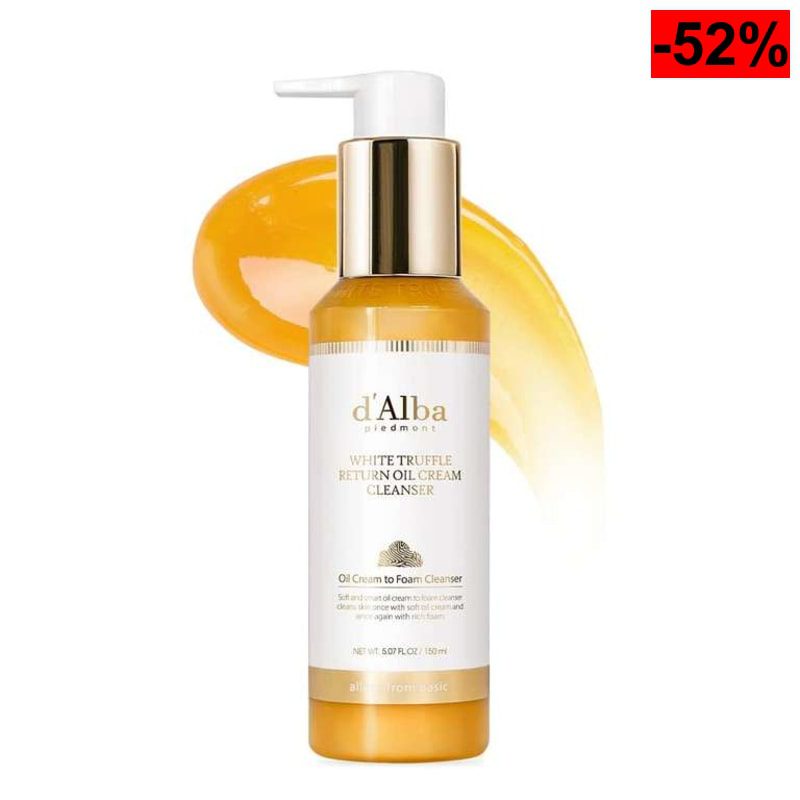 d'alba Piedmont Crema limpiadora italiana de trufa blanca con aceite de retorno de trufa blanca, vegana. - oferta Amazon