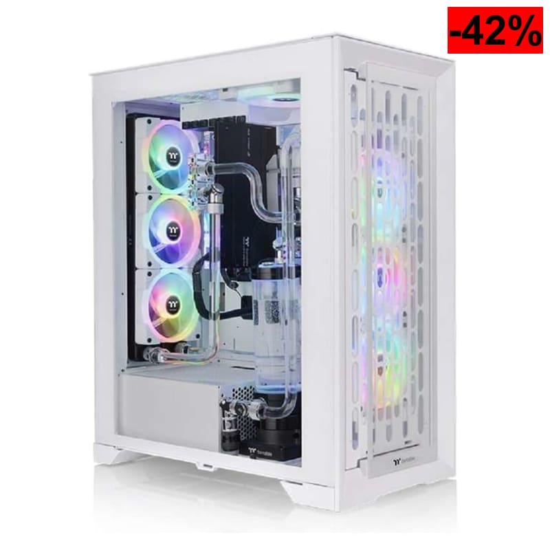 Thermaltake CTE T500 TG ARGB | E-ATX Full Tower Case | Snow - oferta Amazon