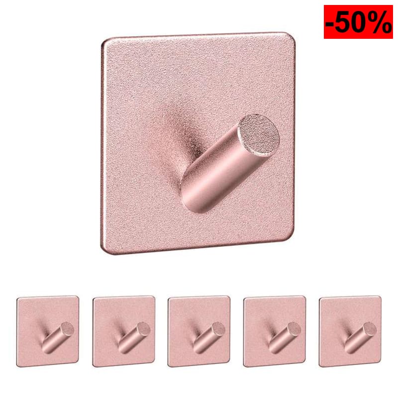 Ganchos Adhesivos para Pared,6 Piezas 3M Impermeable Gancho Pared Gancho Perchero - oferta Amazon