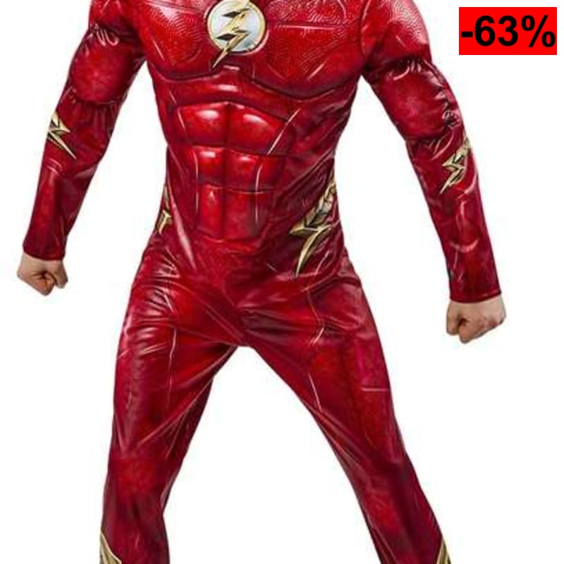 Disfraz oficial de The Flash (el icónico superhéroe conocido por su supervelocidad) - oferta Amazon