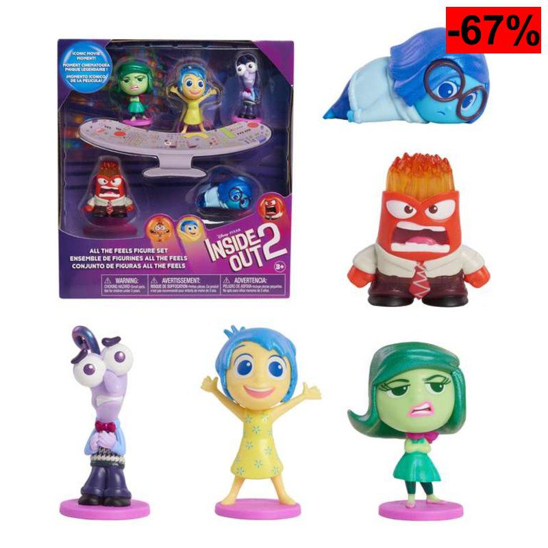Juegos de Figuras de Todos los Sentimientos de Inside out 2 - oferta Amazon