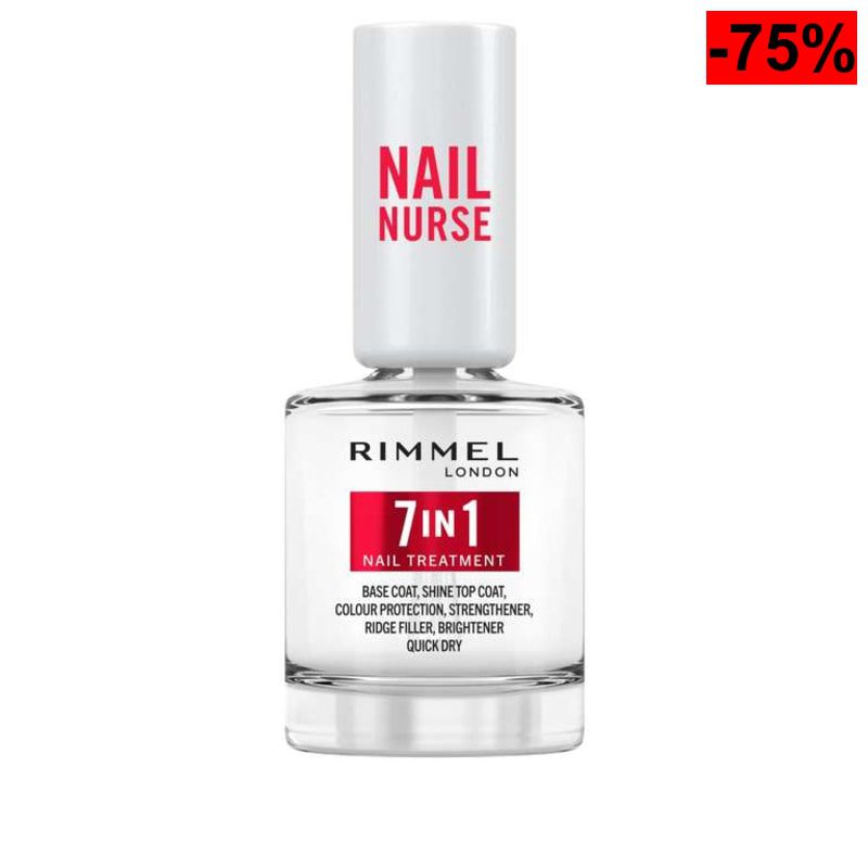 Rimmel London, Nail Care, Multi Benefit 7 in 1, Tratamiento de uñas, 12 ml - oferta Amazon