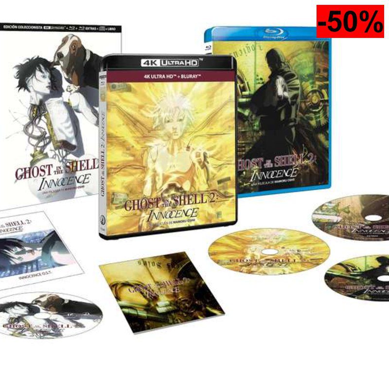 Ghost in the Shell 2 Innocence Edición coleccionistas 4K + BLURAY + EXTRAS - oferta Amazon