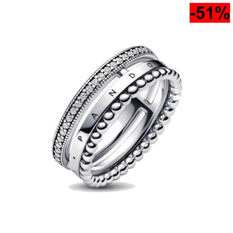 Anillo PANDORA Plata con Circonitas - oferta Amazon