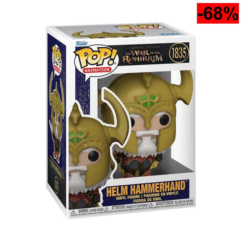 Funko Pop! Animation: WoR - Helm Hammerhand: King of Rohan Hammerhand - Lord of The Rings: The War of Rohirrium - oferta Amazon