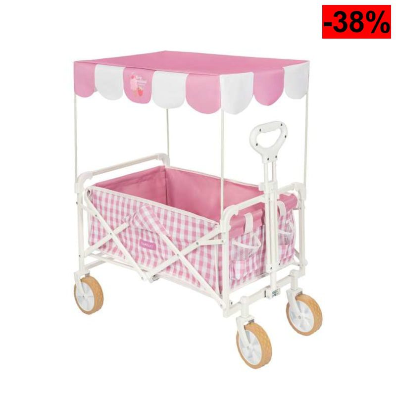 Flamingueo Carro Playa – para Niños – Plegable con Ruedas – Giro 360º