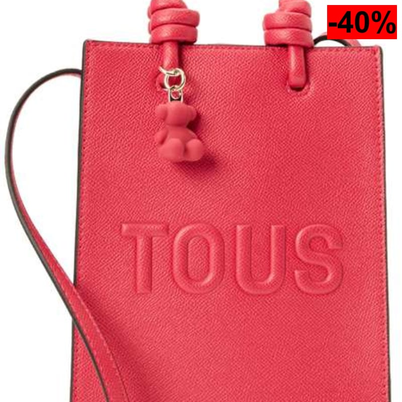 Tous Mini Bolso Pop Fucsia, Para Mujer, Medidas 20,5 x 16 x 6 cm, Colección Rue New - oferta Amazon