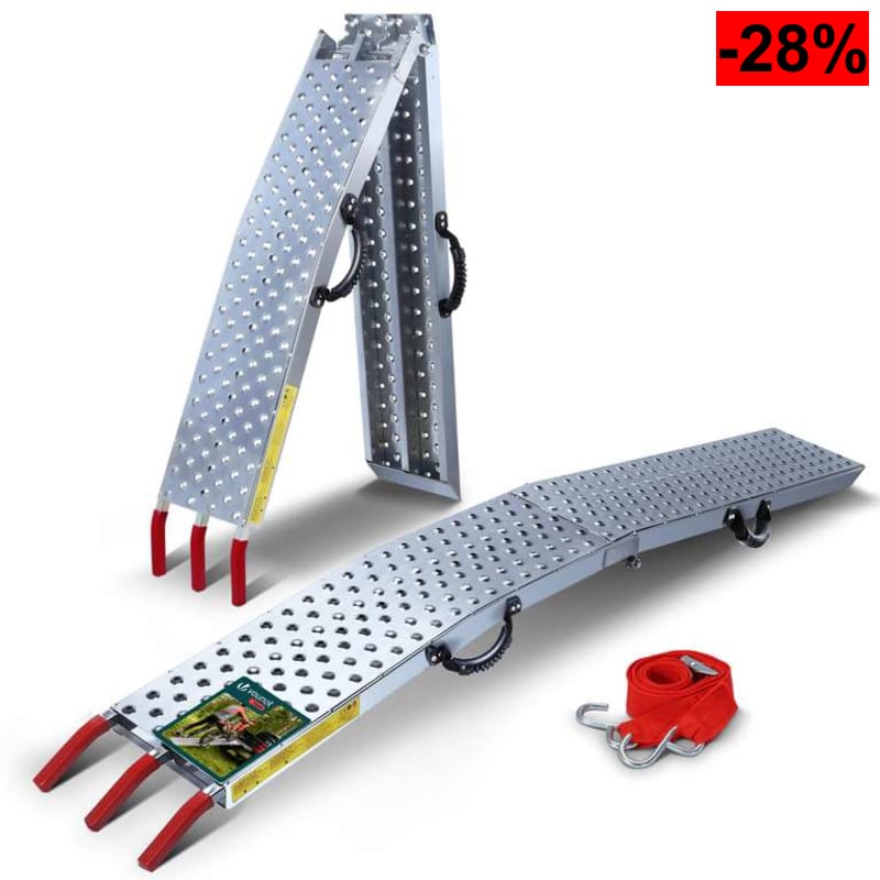 VOUNOT Rampa de Carga Plegable 400 kg Máx. de Capacidad - oferta Amazon