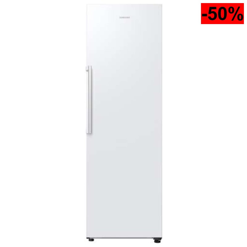 Samsung Frigorífico Twin, 186 cm, 387 litros, Clase E, Blanco, Tecnología SpaceMax, SmartThings AI Energy Mode - RR39C7AF5WW - oferta Amazon