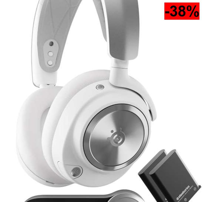 SteelSeries Arctis Nova Pro Wireless X Blanco - Cascos Xbox Inalámbricos y Multisistema - oferta Amazon