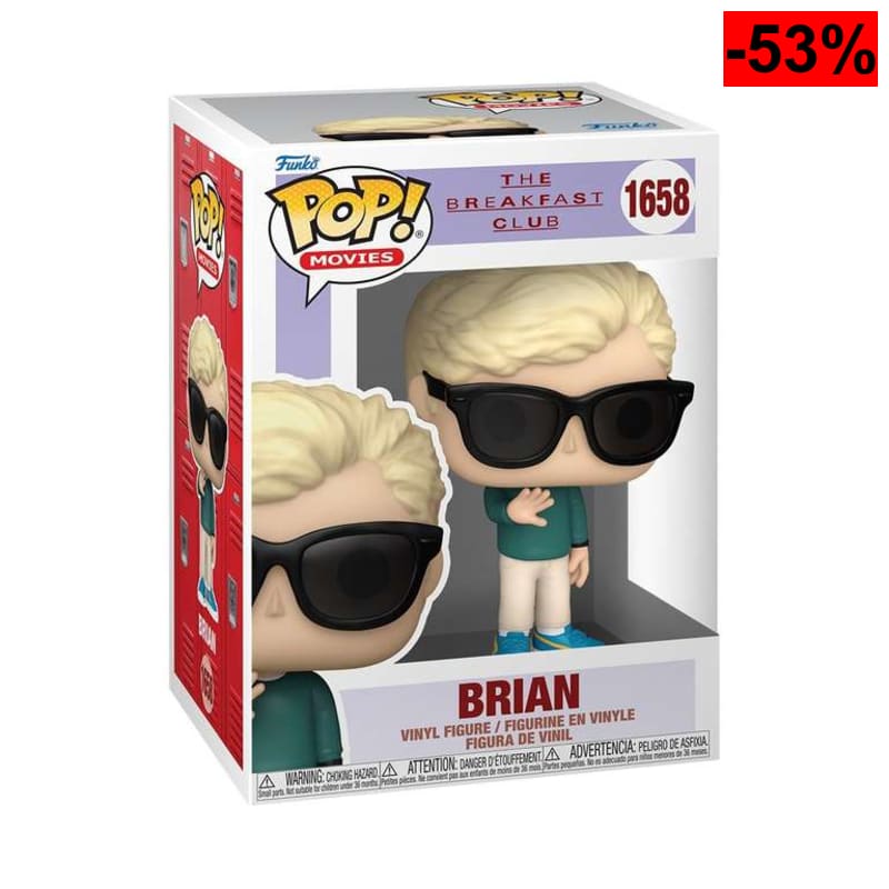 FUNKO Pop! Movies: TBC - Brian Johnson - Breakfast Club - oferta Amazon