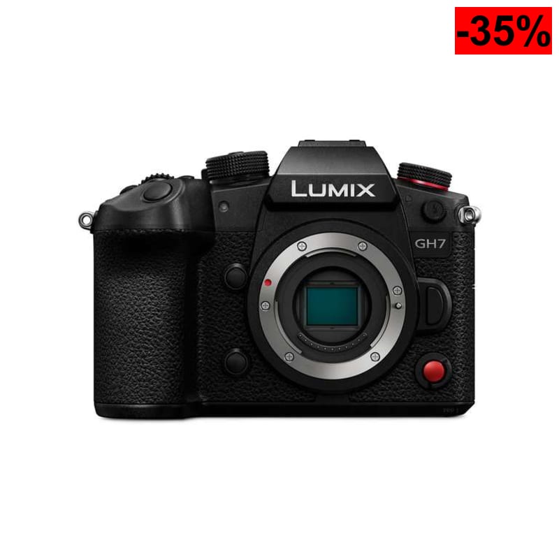 Cámara EVIL Panasonic LUMIX DC-GH7 (Cuerpo) - Sensor BSI CMOS 25,2 MP, AF Híbrido por Fase, ProRes RAW HQ 5,7K - oferta Amazon