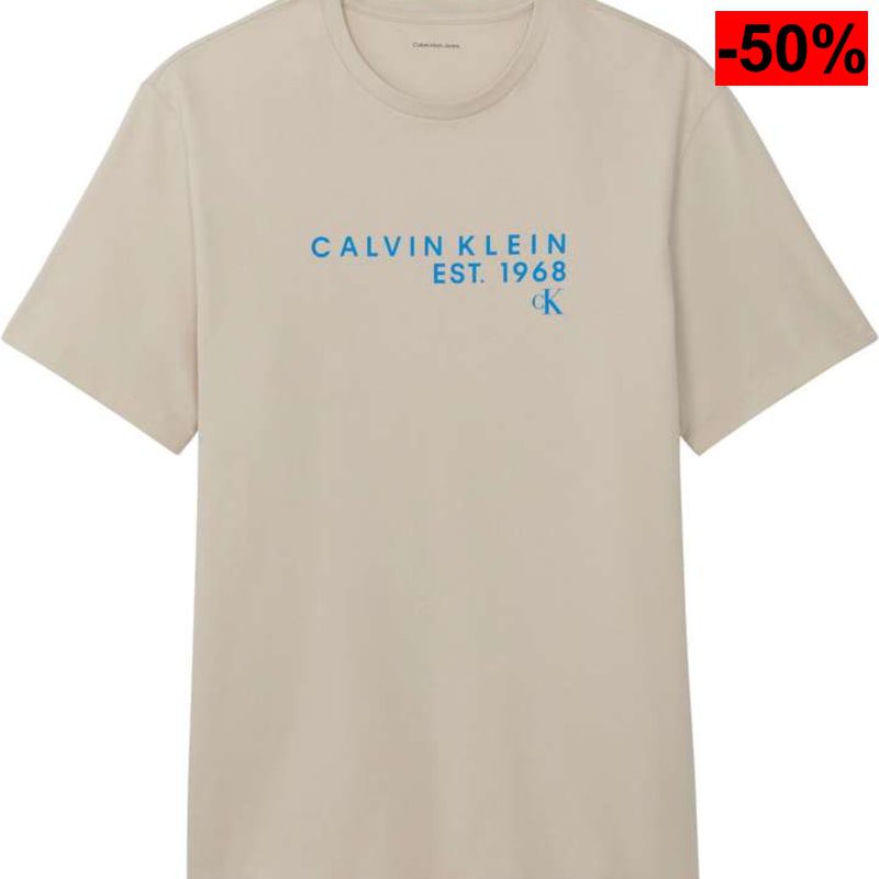 Camiseta Calvin Klein - Color blanco roto - oferta Amazon