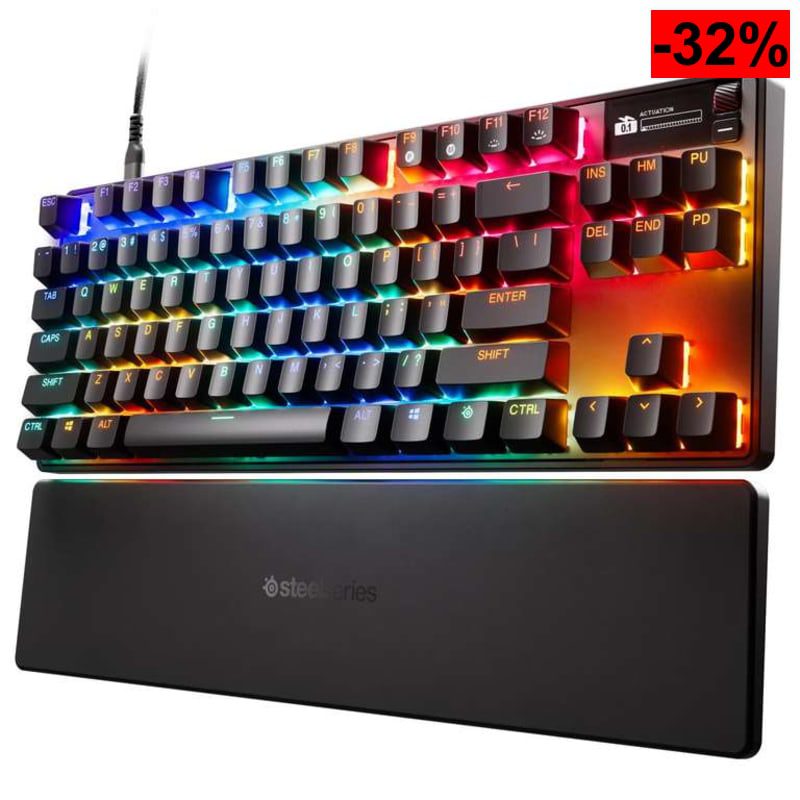 ¡SteelSeries Apex Pro TKL Gen 3 en oferta! Uno de los mejores teclados gaming - oferta Amazon