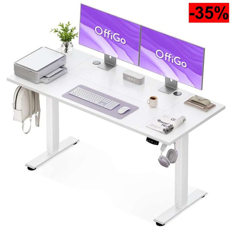 OffiGo Escritorio Elevable, Mesa Elevable Escritorio 160 cm, Escritorio Ergonómico con Función de Memoria, Standing Desk - oferta Amazon