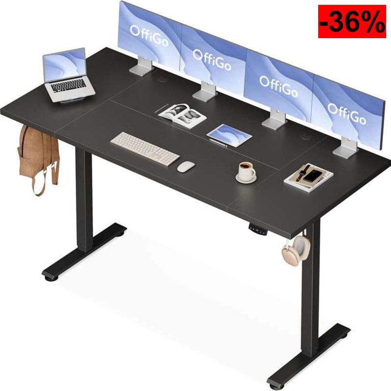 Escritorio elevable eléctrico OffiGo (180 cm, con memoria) - oferta Amazon