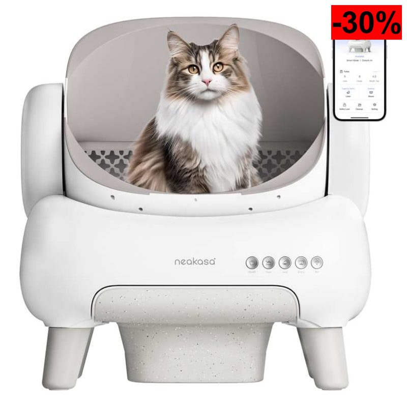 Neakasa M1 Lite Arenero Gatos autolimpiable Abierto, Gran Capacidad con Control App - oferta Amazon