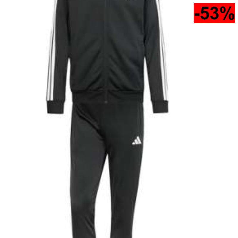 adidas Chándal básico 3 rayasTallas: L, XL, XXL Corto - oferta Amazon