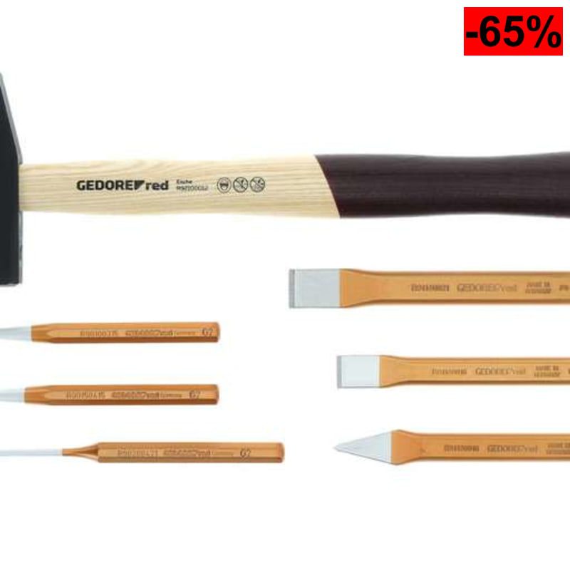 Gedore 3301718 Juego De Martillo Y Cinceles - oferta Amazon