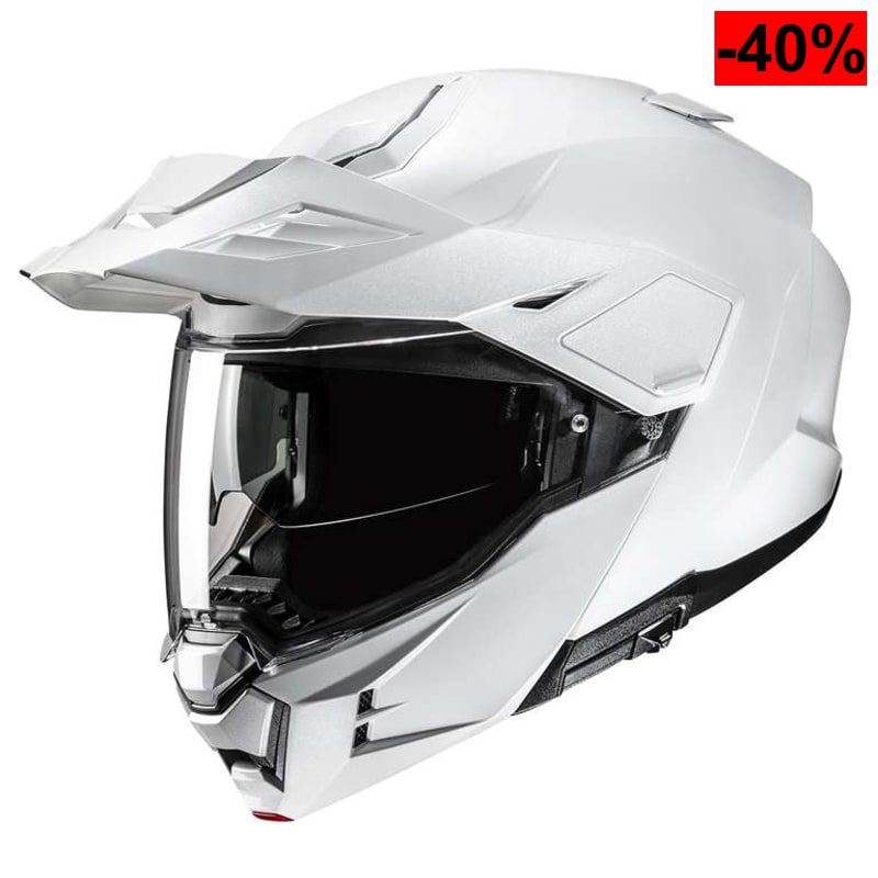 HJC, Casco Moto Modular i80 UNI Pearl White - oferta Amazon