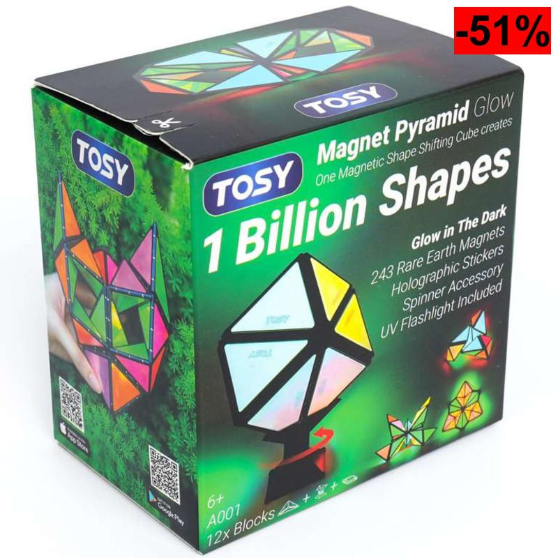 Cubo magnético para hacer figuras y formas - oferta Amazon